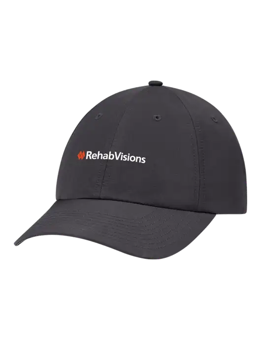 Richardson Relaxed Performance Lite Dark Grey Cap w/RehabVisions Logo