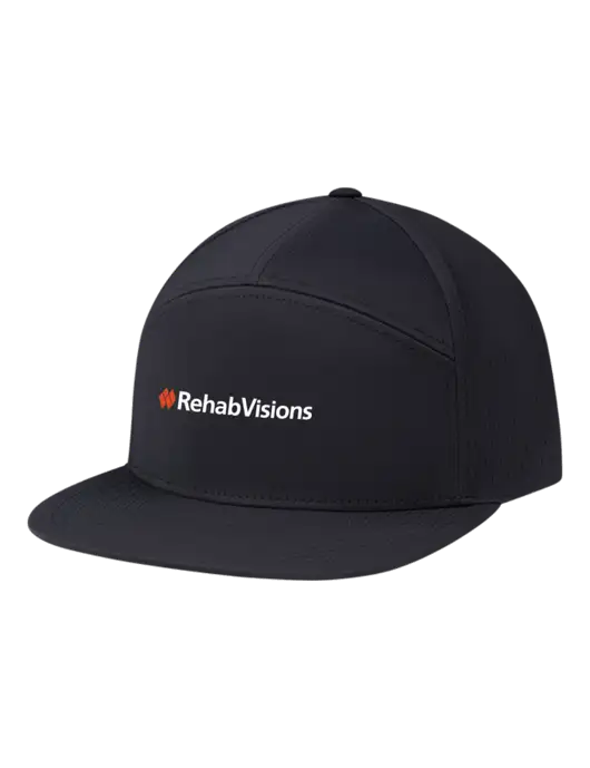 Richardson Black Cannon Cap w/RehabVisions Logo