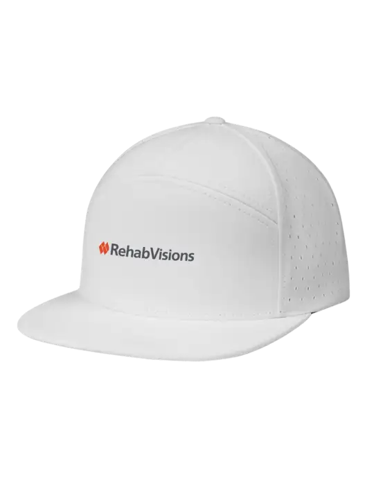 Richardson White Cannon Cap w/RehabVisions Logo