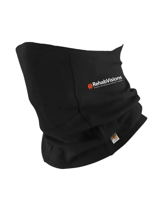 Carhartt Black Cotton Blend Filter Pocket Gaiter w/RehabVisions Logo