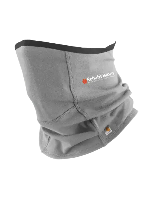 Carhartt Medium Grey Cotton Blend Filter Pocket Gaiter w/RehabVisions Logo