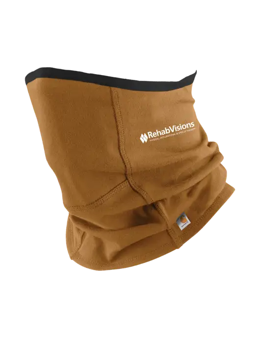 Carhartt Brown Cotton Blend Filter Pocket Gaiter w/RehabVisions Logo