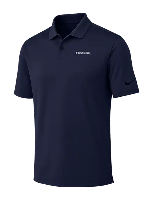 Nike Dark Navy Dri-FIT Vapor Polo w/RehabVisions Logo