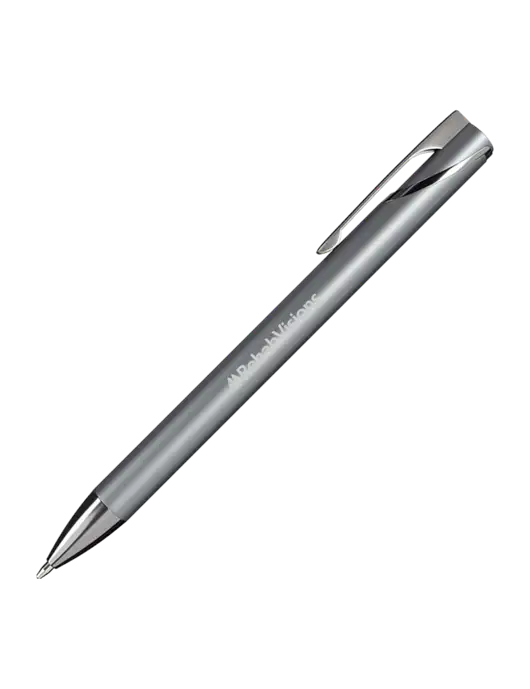 Dark Grey HyperNova Ballpoint Pen - Black Ink w/RehabVisions Logo