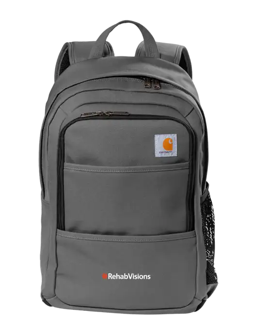 Carhartt Medium Grey Foundry Series Backpack w/RehabVisions Logo