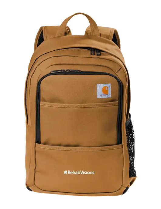 Carhartt Brown Foundry Series Backpack w/RehabVisions Logo