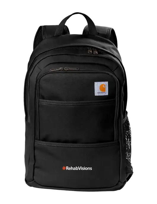 Carhartt Black Foundry Series Backpack w/RehabVisions Logo