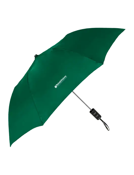 Dark Green 42" Folding Umbrella  w/RehabVisions Logo