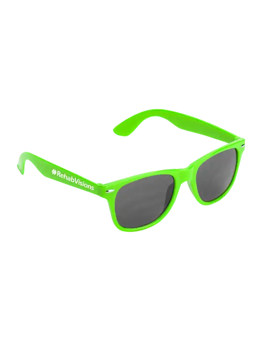 Daytona Light Green Sunglasses w/RehabVisions Logo
