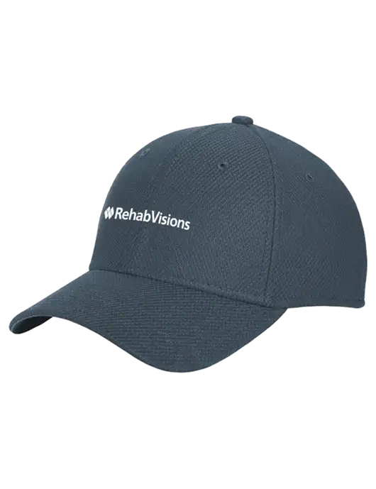 New Era Diamond Era Dark Slate Stretch Cap w/RehabVisions Logo