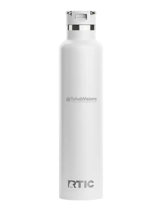 RTIC Journey 26 oz White Bottle w/RehabVisions Logo