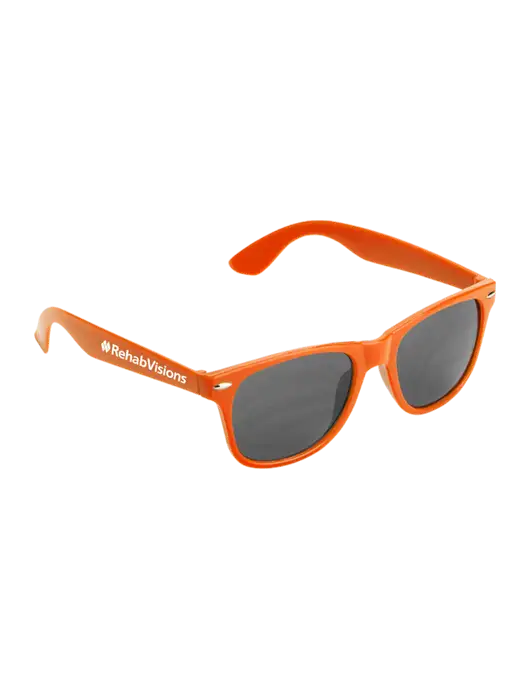 Daytona Orange Sunglasses w/RehabVisions Logo
