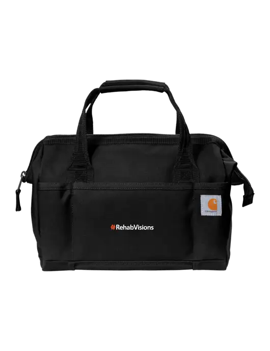 Carhartt Foundry Series 14” Black Tool Bag w/RehabVisions Logo