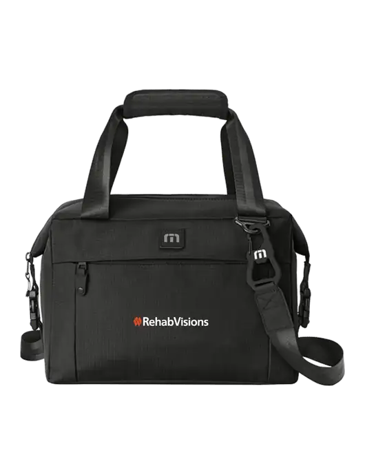 TravisMathew Black Chill’n 12-Can Cooler w/RehabVisions Logo