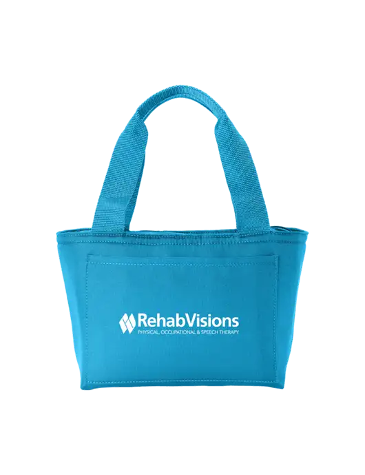 Iso Sapphire Blue Lunch Tote w/RehabVisions Logo