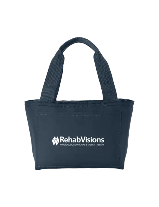 Iso Dark Navy Lunch Tote w/RehabVisions Logo