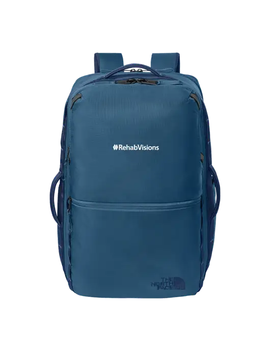 The North Face 35L Light Navy Travel Backpack w/RehabVisions Logo