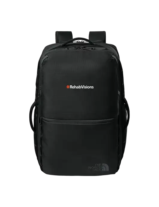 The North Face 35L Black Travel Backpack w/RehabVisions Logo