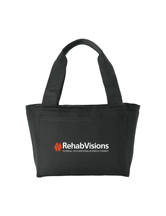 Iso Black Lunch Tote w/RehabVisions Logo