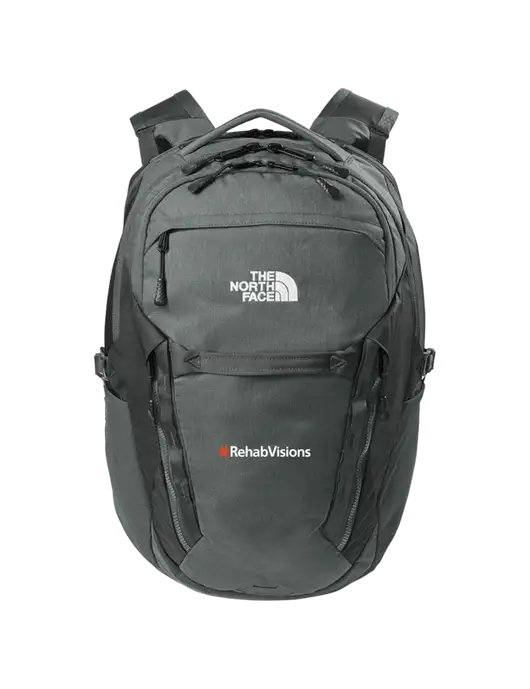 The North Face 31L Royal Arch Dark Medium Grey Backpack w/RehabVisions Logo