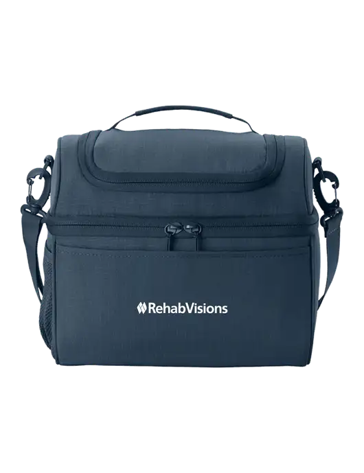 Polar Lunch Dark Navy Cooler w/RehabVisions Logo