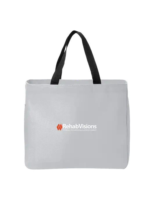 Essential Light Grey Tote w/RehabVisions Logo