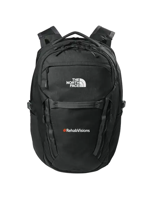 The North Face 31L Royal Arch Black Backpack w/RehabVisions Logo