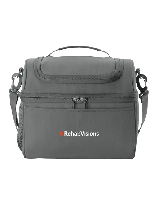 Polar Lunch Medium Grey Cooler w/RehabVisions Logo