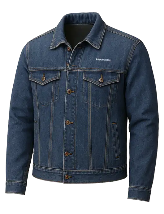 Denim Jacket w/RehabVisions Logo