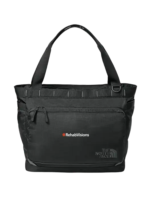 North Face Black 25L Travel Tote w/RehabVisions Logo