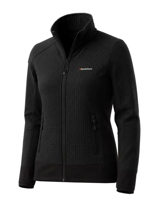 OGIO Womens Black Trax Jacket
 w/RehabVisions Logo
