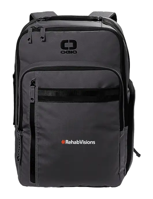 OGIO Commuter XL Dark Grey Backpack w/RehabVisions Logo