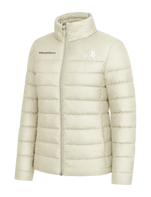 The North Face Womens Ivory Down Hybrid Jacket w/RehabVisions Logo