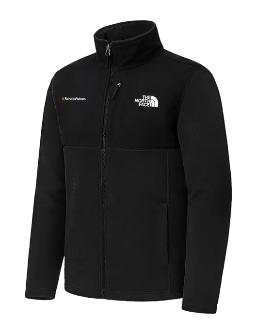 The North Face Black Highest Peak Full-Zip Fleece Jacket w/RehabVisions Logo