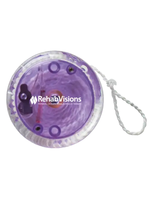 Purple Light Up Yo-Yo w/RehabVisions Logo