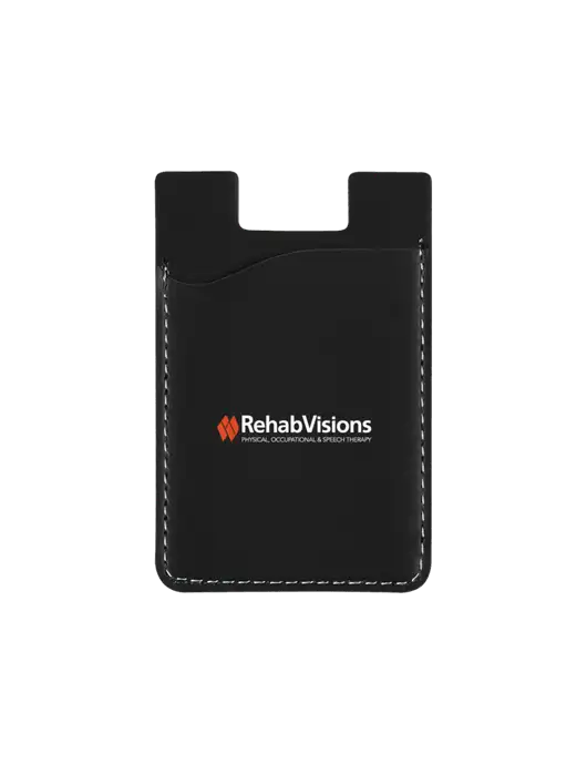 Black CardNest Phone Wallet w/RehabVisions Logo