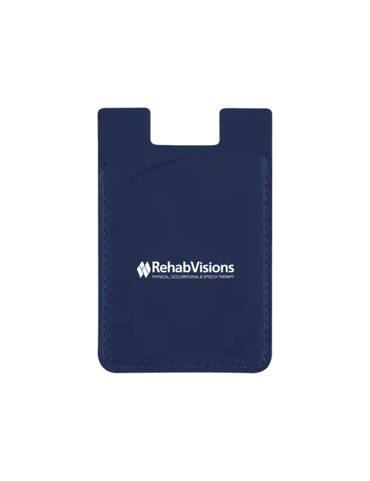 Navy CardNest Phone Wallet w/RehabVisions Logo