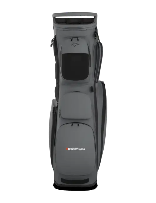 Callaway Fairway 14 Dark Grey Stand Golf Bag w/RehabVisions Logo
