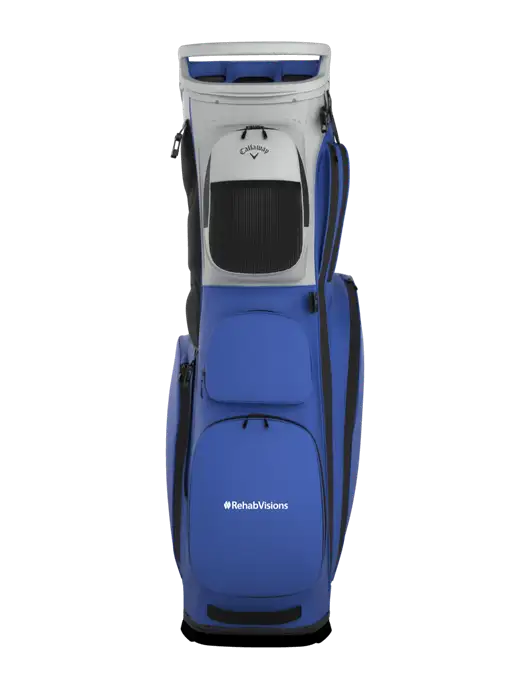 Callaway Fairway 14 Royal/Silver Stand Golf Bag w/RehabVisions Logo