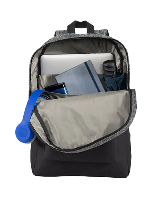 Retro Heather Grey/Black Backpack w/RehabVisions Logo