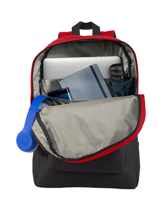 Retro True Red/Black Backpack w/RehabVisions Logo